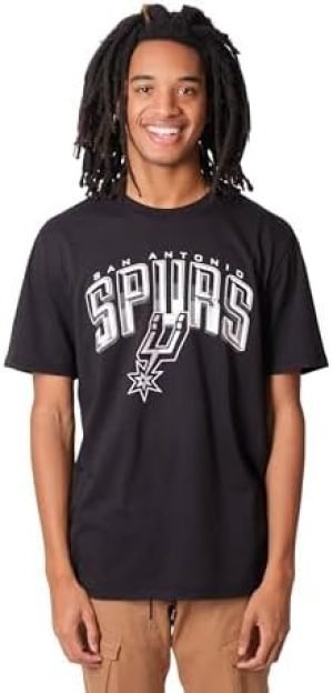 Ultra Game Men's NBA Arched Plexi Short Sleeve T-Shirt