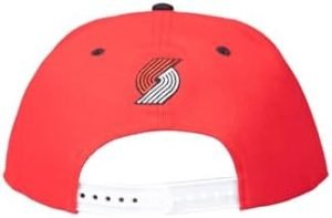 Ultra Game NBA Portland Trailblazers Snap Back 3D Embroidered Baseball Cap Hat
