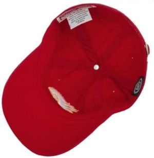 AMERICAN NEEDLE Blue Line Collection NHL Calgary Flames Adjustable Buckle Strap Hat