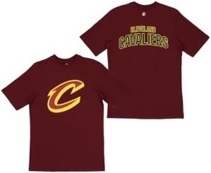 Men's NBA Team Color, Name and Logo Premium Short Sleeve T-Shirt