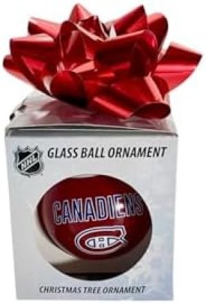 FOCO NHL Montreal Canadiens – Collector’s Edition Canadiens Glass Ball Ornament