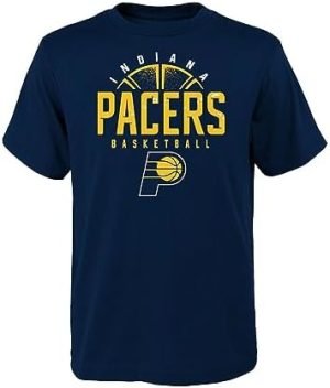 Outerstuff NBA Indiana Pacers Youth Size Street Ball Team Logo T-Shirt