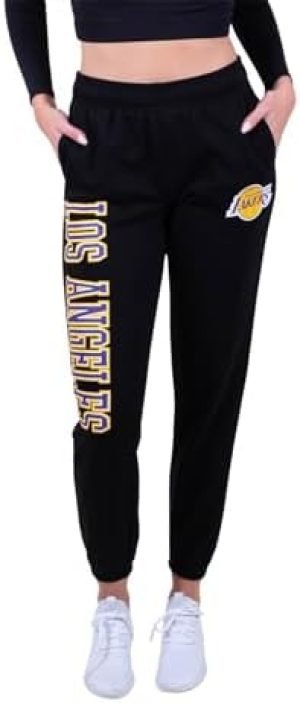 Ultra Game NBA Women's Super Soft Active Fleece Sweatpants Joggers
