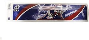 _ Montreal ALOUETTES CFL Licensed Logo Bumper Sticker Size : 11.5" x 3" New