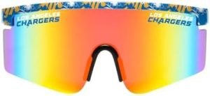 FOCO Men’s NFL Los Angeles Chargers Team Logo Large Frame Sunglasses