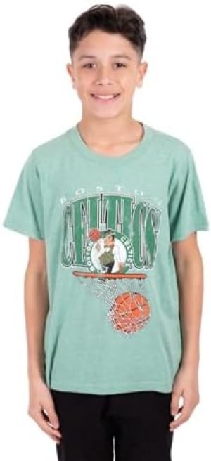 Ultra Game NBA Boys Super Soft Distressed T-Shirt