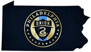 Fan Creations MLS Philadelphia Union Unisex Philadelphia Union Team Color Logo State Sign, Team Color, One Size