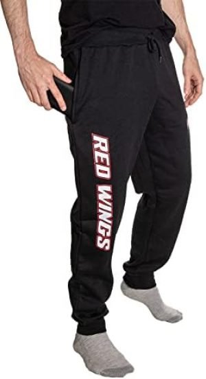 Calhoun Mens NHL Detroit Red Wings Cotton Fleece Jogger Style Sweatpant