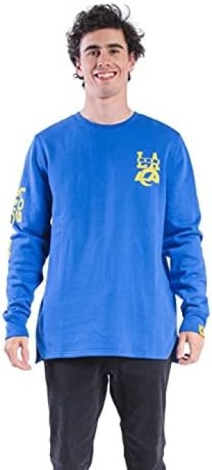 Ultra Game NFL Men's Soft Fleece Crew Neck Sweatshirt