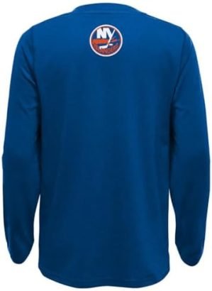 Outerstuff NHL New York Islanders Kids Size 4-7 Rink Reimagined Logo Long Sleeve T-Shirt