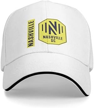 MLS Nashville SC Grommet Banner Sandwich Classic Adjustable Casquette Hat