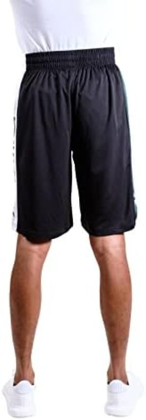 Ultra Game NBA Milwaukee Bucks Active Workout Basketball Training Shorts