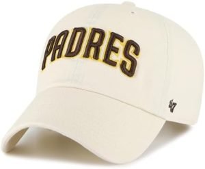 47 MLB Natural Clean Up Adjustable Hat Cap, Adult One Size