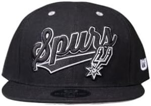 Ultra Game NBA San Antonio Spurs Boys 8-20 Snap Back 3D Embroidered Team Logo Hat