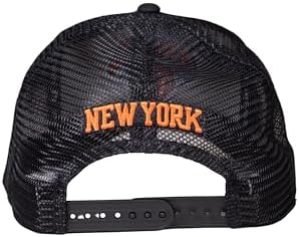 Ultra Game NBA New York Knicks Boys 8-20 Snap Back All Around The World Trucker Hat