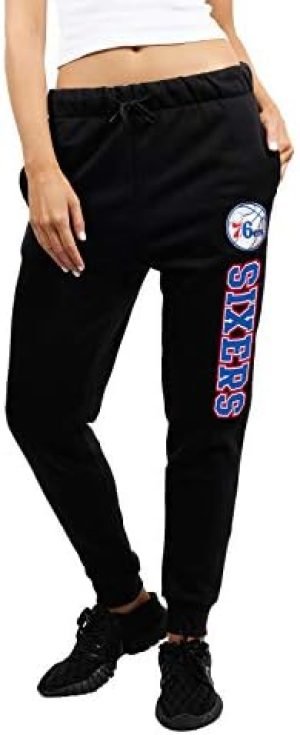 Ultra Game NBA Philadelphia 76ers Women’s Jogger Pants Active Fleece Sweatpants