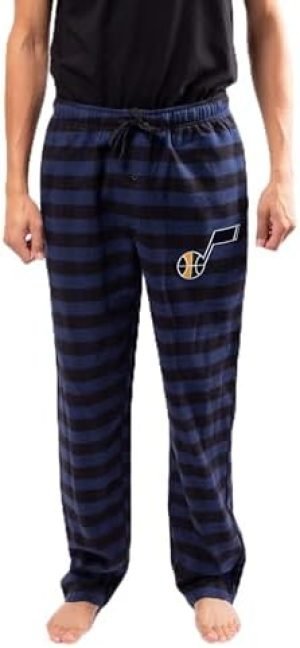 Ultra Game NBA Men's Sleepwear Super Soft Flannel Pajama Loungewear Pants