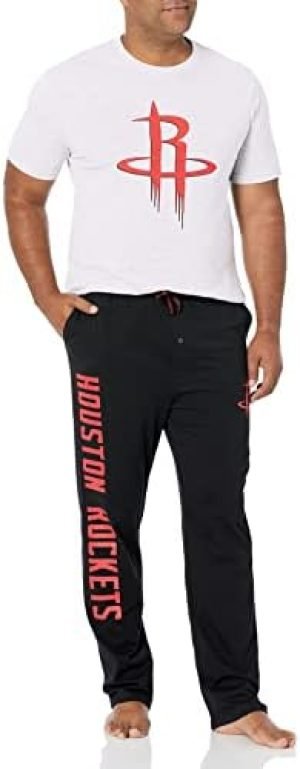 Ultra Game NBA Men's 2 Piece Super Soft T-Shirt & Lounge Pants Set