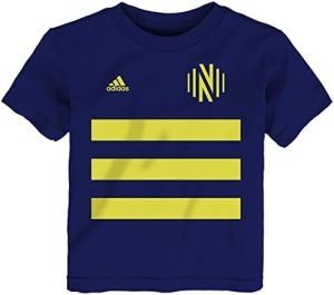 adidas MLS Kids (4-7) 3 Sripe Life Pitch Tee, Team Options
