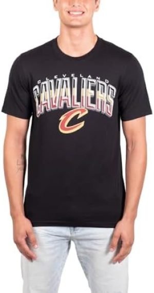 Ultra Game Men's NBA Arched Plexi Short Sleeve T-Shirt