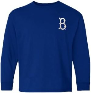 Outerstuff Jackie Robinson Brooklyn Dodgers #42 Infant-Toddler Size Name & Number Long Sleeve T-Shirt