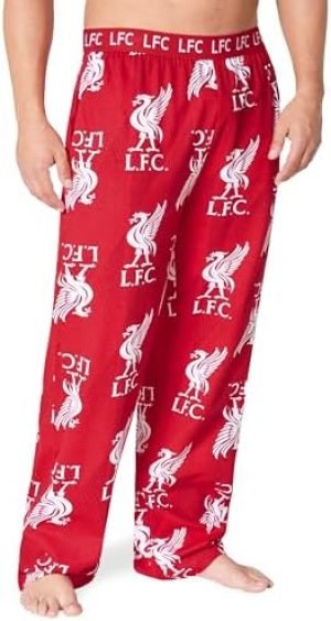 Liverpool FC Mens Pyjamas - Comfy Nightwear Pyjama Bottoms for Men Teenagers Lounge Wear PJs Liverpool Gifts for Men