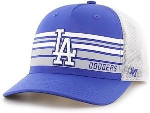 '47 Los Angeles Baseball LA Dodgers Hat Adjustable Mesh Trucker Cap Multicolor