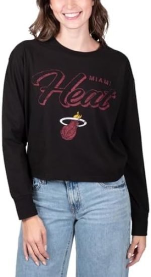 Ultra Game NBA Women's Super-Soft Crop Top Shirt