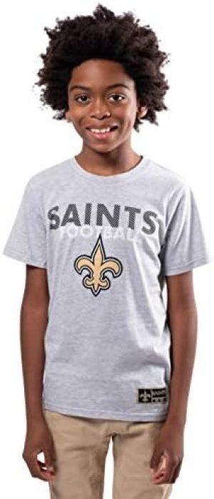 Ultra Game NFL Boys Active Crew Neck T-Shirt