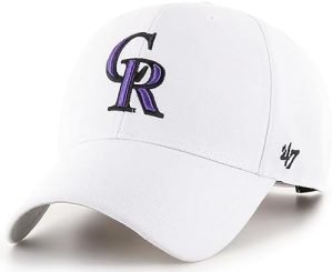 '47 MLB White MVP Adjustable Hat, Adult One Size Fits All