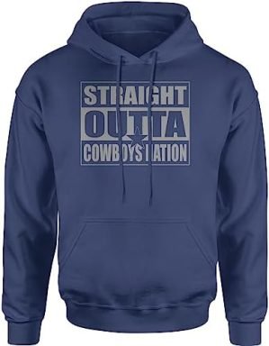 Expression Tees Straight Outta Cowboys Nation Unisex Adult Hoodie