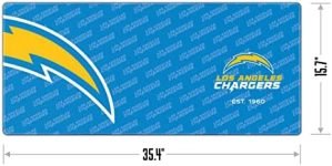 YouTheFan NFL Los Angeles Chargers Logo Series Deskpad