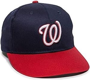 OC Sports Washington Adult Nationals (Navy/Red) Officially Licensed Replica Baseball Cap