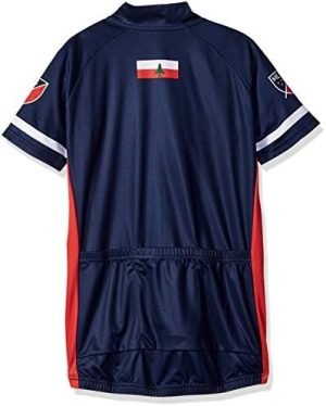 MLS New England Revolution Women’s Primary Short Sleeve Cycling Jersey