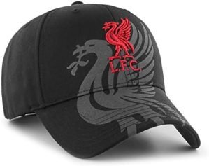 Liverpool FC Black/Grey Crest unisex-adult Cap – Authentic EPL Merchandise