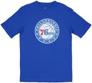 FISLL NBA Philadelphia 76ers Logo Premium Short Sleeve T-Shirt