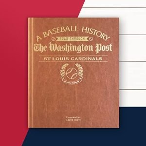 Signature gifts Personalized Baseball History Book - Sports Fan Gift - A Major League History Told Through Archive Newspaper Coverage
