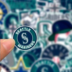 25 PCS MLB Seattle Mariners Baseball Stickers