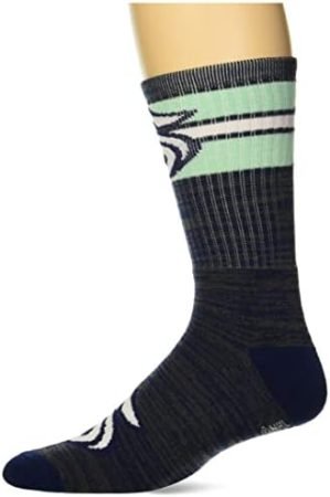 For Bare Feet Men's NHL Seattle Kraken First String Crew Sock Team Color Large