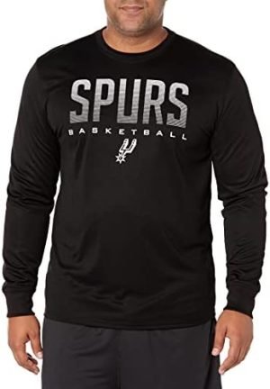 Ultra Game NBA Men's Super Soft Game Day Long Sleeve T-Shirt