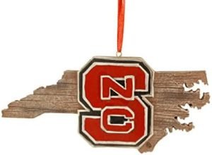 North Carolina State Hanging State Shaped Ornament