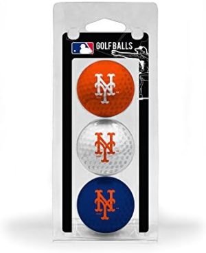 Team Golf MLB Regulation Size Golf Balls, 3 Pack, Full Color Durable Team Imprint