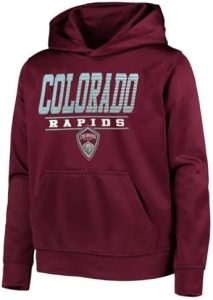 Outerstuff Colorado Rapids Youth Size Winning Streak Performance Pullover Hoodie