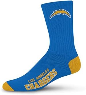 FBF - NFL Deuce Adult Team Logo Crew Dress Socks Footwear for Men and Women Game Day Apparel