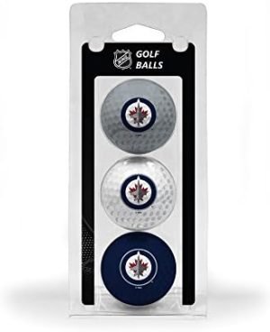Team Golf NHL Regulation Size Golf Balls, 3 Pack, Full Color Durable Team Imprint