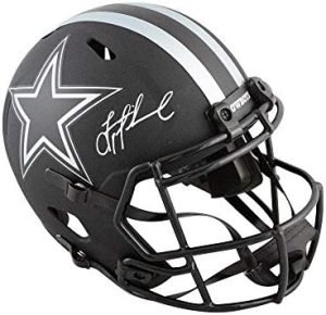 Troy Aikman Autographed Dallas Cowboys Eclipse Full-Size Football Helmet - BAS COA