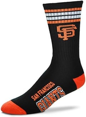 4 Stripe Crew Socks Size 10-13