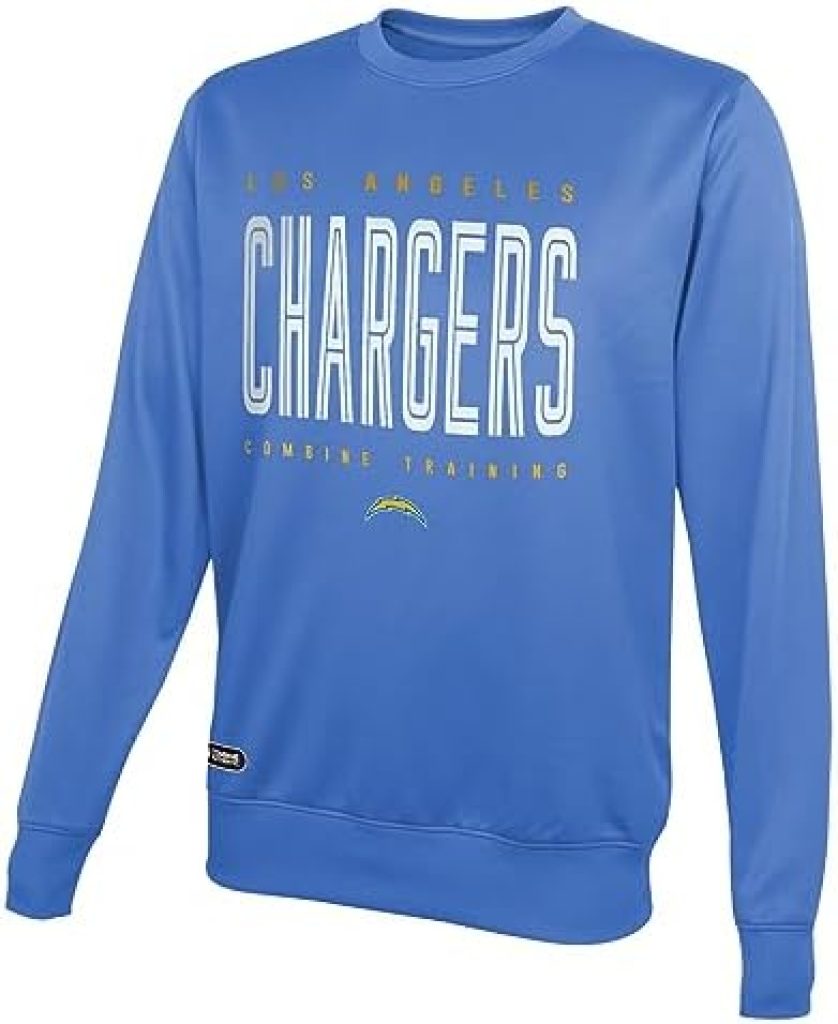 Outerstuff NFL Men's Top Pick Performance Fleece Crew Neck Pullover Sweatshirt