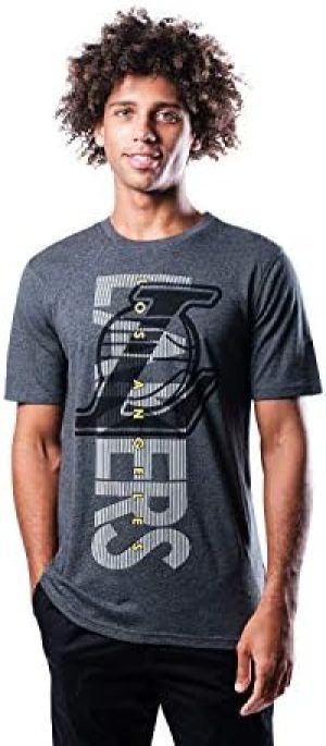 Ultra Game Men's Upright Logo Short Sleeve Tee Shirt