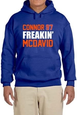 Blue Edmonton Connor Freakin Hooded Sweatshirt
